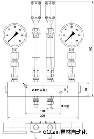 YKQ-105-SB   YKQ-205-SB  YKQ-320-SB YKQ-405-SB  終端式壓力控制器   (10～40MPa)