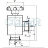 GD-J50，GD-J63，GD-J80，GD-J100，高真空擋板閥
