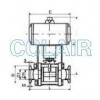 GUQ-10(KF)，GUQ-16(KF)，GUQ-25(KF)，GUQ-32(KF)，氣動(dòng)高真空球閥