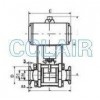 GUQ-10(F)，GUQ-16(F)，GUQ-25(F)，GUQ-32(F)，GUQ-40(F)，氣動(dòng)高真空球閥