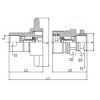 KSG5-12F-BSP,KSG5-16F-BSP,KSG5-12M-BSP,KSG5-16M-BSP,飛翼型快速接頭