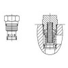 CCV-T18-X2.0N,CCV-T18-X2.0V,螺紋插裝式單向閥