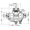 YDF-86,三位四通液壓電磁閥