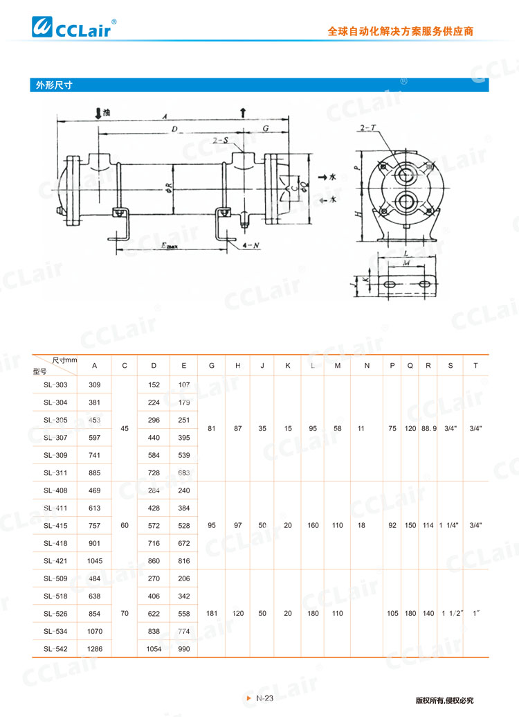 SL系列管式冷卻器-2