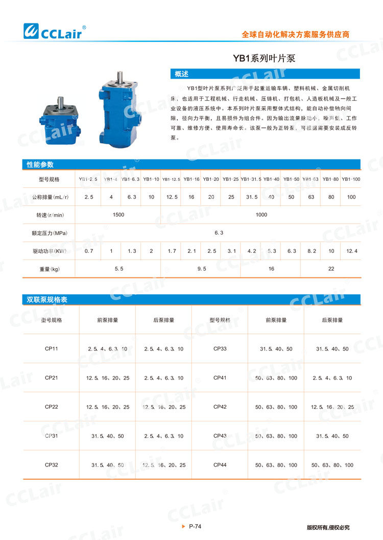 YB1系列葉片泵-1