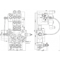 DCV40/E720-OD1U,DCV40/E720-AD1U,DCV40/E716-OD1U,DCV40/E716-AD1U,DCV40電液控多路閥