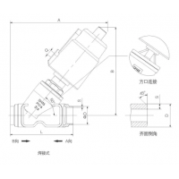 DIN11580-1/2/3,ISO4200/20371,DIN3239,ASME-BPE，焊接不銹鋼和鋁氣缸角座閥