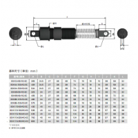 BDK64-50/100/150 BDK85-50/90/125/165，大型可調(diào)節(jié)液壓緩沖器BDK4225~115250